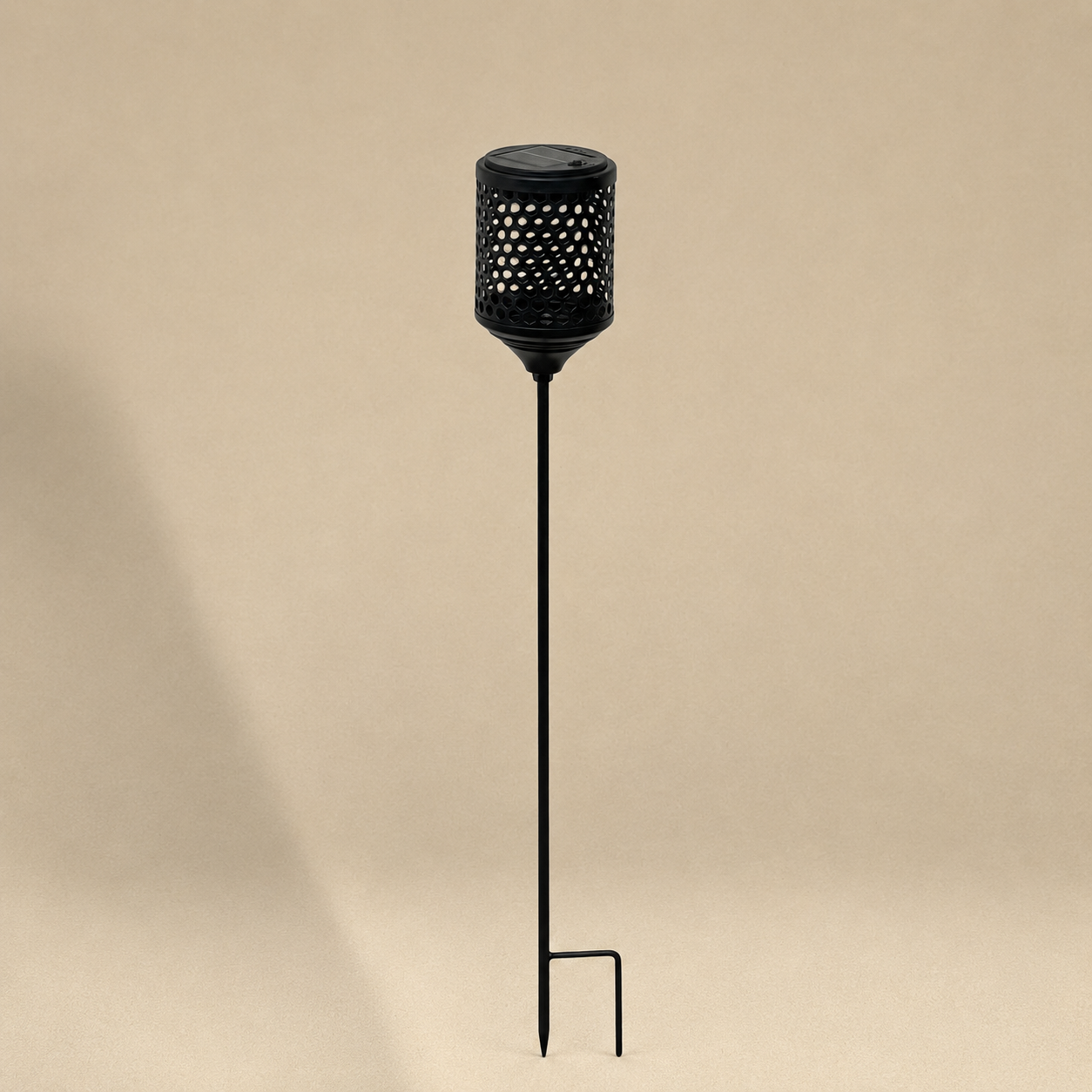 Metal Garden Post with Solar Light – Dewdrop