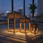 Wood & Steel Fusion - Solar Lanterns