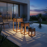 Wood & Steel Fusion - Solar Lanterns