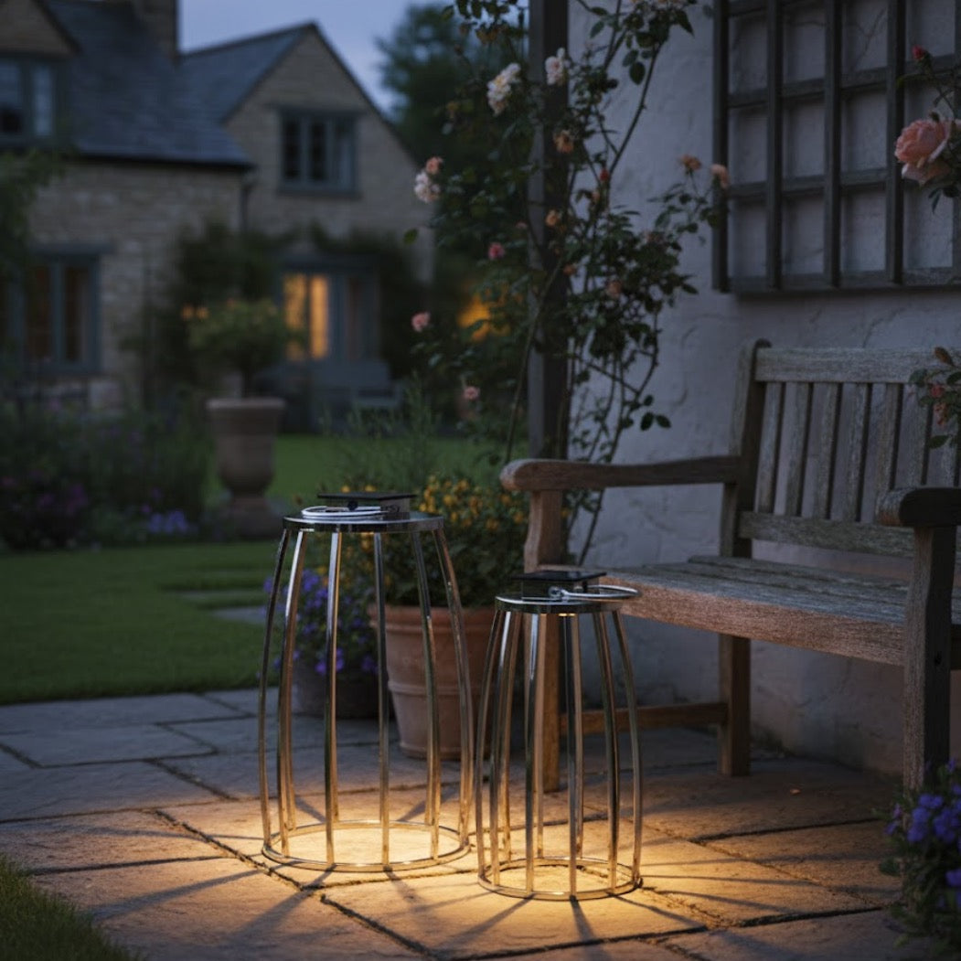Modern Steel Frame Design - Solar Lanterns