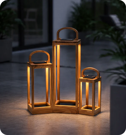 Pure Wood Elegance - Set of 3