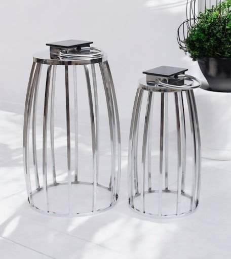 Modern Steel Frame Design - Solar Lanterns